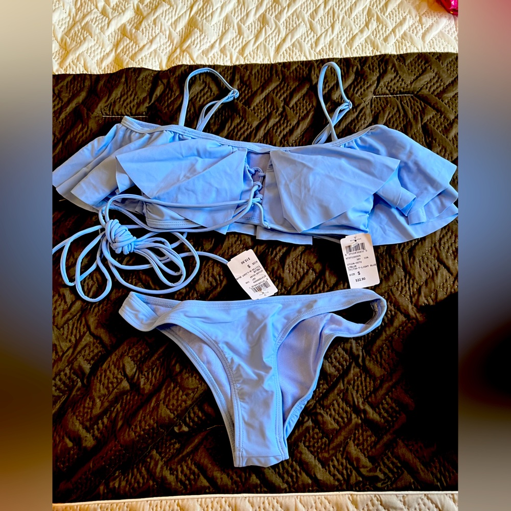 Windsor bikini size small light blue